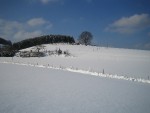 Blick aus FeWo Steinschab im Winter